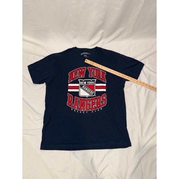 New York Rangers T-Shirt XXL NWT “We Bleed Blue” NHL Fan Tee - Picture 4 of 4